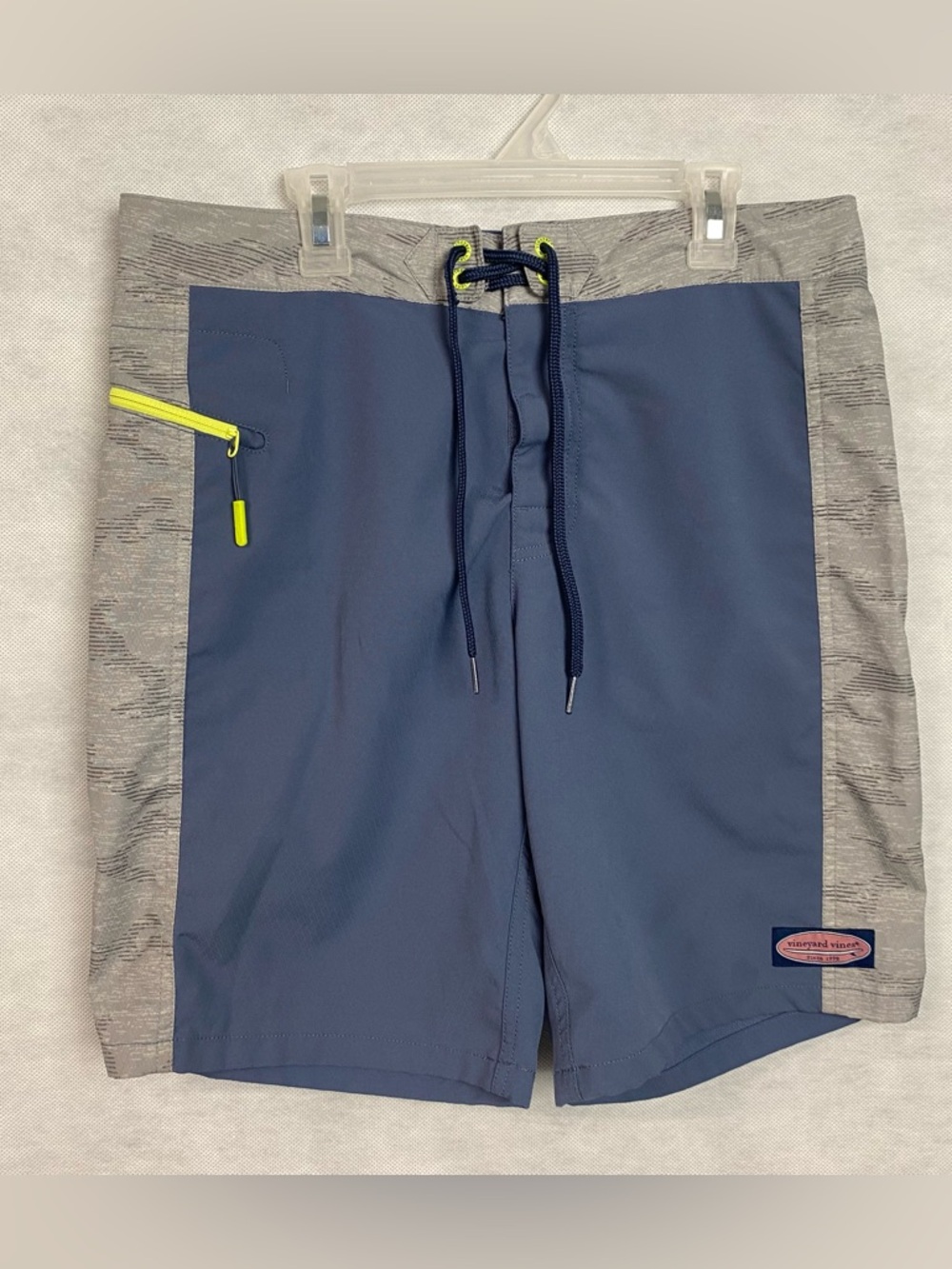 Vineyard Vines Board Shorts Mens 30 Blue Linear Camo Swim Trunks